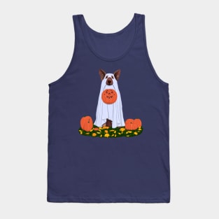 I am just here for the treats - funny Halloween illustration Tank Top